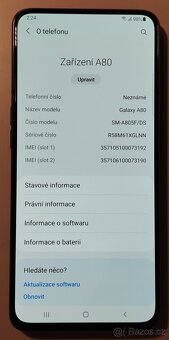 Prodám Samsung Galaxy A80, 8GB/128GB, Stav A - 5