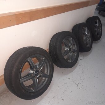 Alu kola 5×112 s zimni pneu 205/55/16 - 5