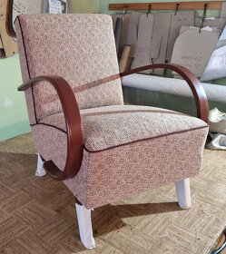 Retro křeslo TON 1950 (Jindřich Halabala), nově renovováno - 5