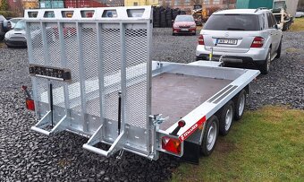 prodáno - BUILDER 3 3518/3 S 3,5T přívěs na minibagr - 5