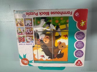 Edukační hra pro děti od 3let 5v1 a puzzle kostky - 5