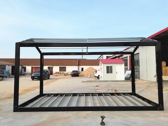 Rám kontejneru - sedlová střecha - domek - 5