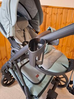 Lehký kočárek dvojkombinace Jasmine Daisy Soft 04 Mint - 5