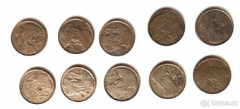 čs. oběžné mince 1946 - 1950, 60ks - 5
