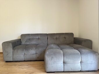 Čtyřmístná rohová pohovka „Kendal Dark Grey” – pravostranná - 5