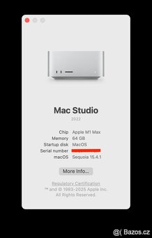 Apple Mac Studio M1 Max, 64 GB, 1 TB, příplatková grafika - 5