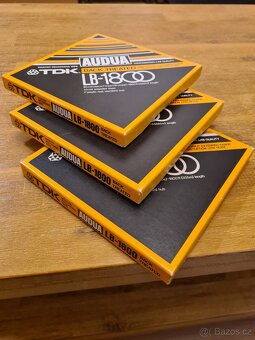 TDK Audua LB /1800 - 3 pásky na plastové cívce, 550 m - 5