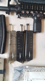 M4 celokov+výbava,helma,vesta, brýle,kukla, sekundárka - 5