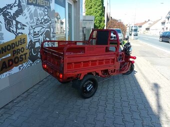 Elektrická pracovní tříkolka Cargo G1 1000W COC červená - 5
