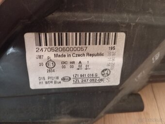 Xenon světla Škoda Octavia II facelift - 5