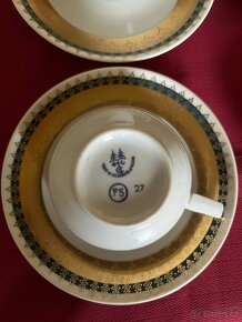 Porcelánová sada šálků (6ks). Haas a Czjzek - 5