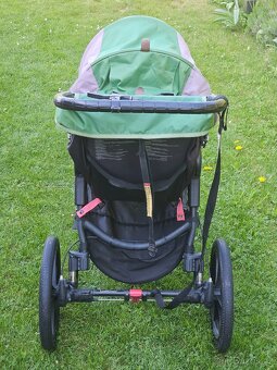 Kočárek Baby Jogger Summit X3 – zelený + pláštěnka a síťka p - 5