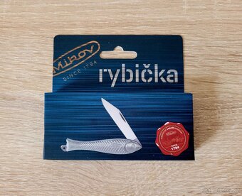 tradiční originální kapesní zavírací nůž RYBIČKA Mikov 130-N - 5