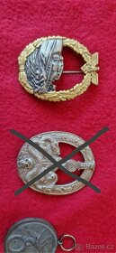 5x Bojový odznak Třetí říše. Wehrmacht, Luftwaffe, Kriegsmar - 5