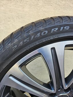 Originál ALU kola MERCEDES E-class 19" RUN FLAT - 5