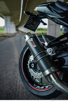 Yamaha MT07 35kw, 2016, červená Lava Red - 5