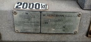 Nákladní dvouosý bržděný přívěs 2000 kg. - 5