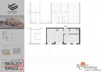 Pronájem, byty/2+kk, 44.82 m2, 46845 Velké Hamry, Jablonec n - 5