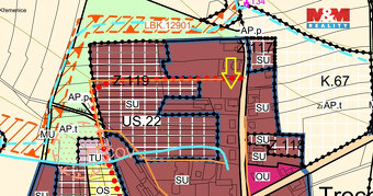 Prodej pozemku k bydlení, 820 m², Trocnov u Borovan - 5