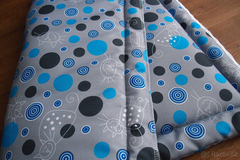 NOVÉ přebalovací podložky 70x80cm, tyrkysová 80x80 cm - 5