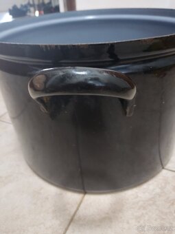 smaltovaný 20 litrový hrnec - 5