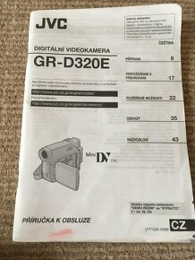 Prodám digitální videokameru GR-D320E zn.JVC - 5