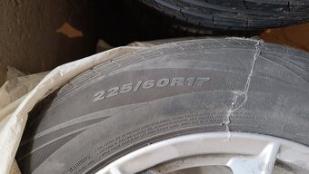 Kompletní sada kol 17" na BMW X3 - 5