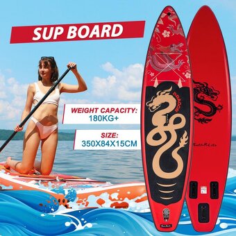 Surfboard Red Dragon SUP PaddleBoard nafukovací 350x83x15cm - 5