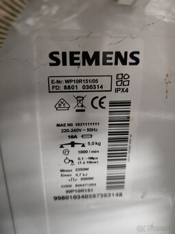Automatická pračka SIEMENS R10-15 / 6kg - 5