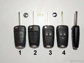 Nissan_chevrolet_Opel autoklíč obal klíče - 5