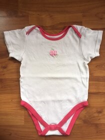 Body vel. 86 krátký rukáv - holčička - 5 ks - 5