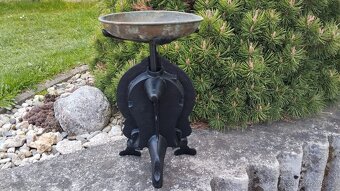 15kg velké krásné jednomiskové váhy s orlem po renovaci. - 5