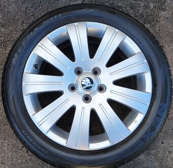 Originál disky Škoda Superb II 5x112 R17 Flash - 5
