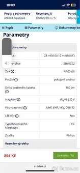 Pokojová anténa Philips SVD6222 - 5