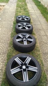 alukola Aluett 17",5x112, letní Norauto 225/45/17 - 5