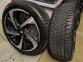 Alu kola Citroen DS 5x108 r20 Originál, zimní pneu 99%mm - 5