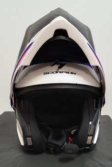 Moto přilba SCORPION ADX-2 CAMINO perleťová vel.M - 5