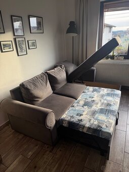 Rohová rozkládací sedací souprava - 5