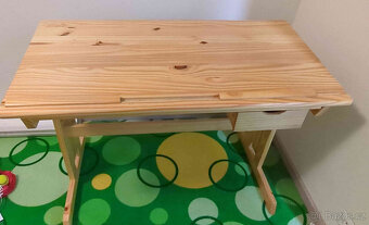 Rostoucí dětský psací stůl JULIA + šuplíková komoda Nils HAL - 5