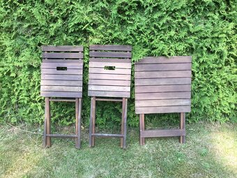 Set zahradního nábytku - stůl a 2 židle - 5
