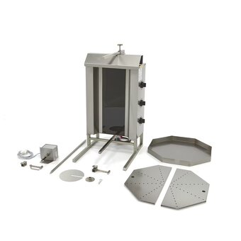 Elektrický gril na kebab - 3 hořáky - 30 kg masa - 5