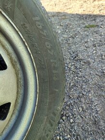 Zimní pneu, plechová kola 165/65R14 Kia, Hyundai - 5