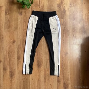Černé Puma vintage tepláky velikosti S - 5