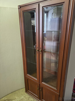 Rohová skříń/ knihovna/ vitrina - 5