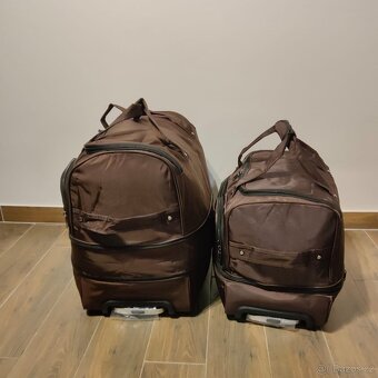 Cestovní taška s možností zvětšení objemu, kolečka - nové - 5