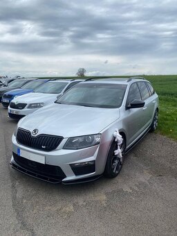 Škoda Octavia 3 RS - lízátko, prahy, zadní lišty - 5