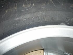Lité kolo Ronal 1148 - 6,5Jx15H2 ET50 + PNEU 205/60 R15 - 5