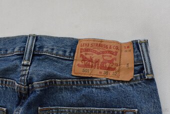 Levis 501 pánské džíny vel. W30 L32 (Zánovní) TOP - 5