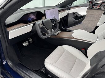 Tesla Model S, 500kw USA bily interiér - 5