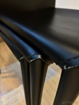 Jidelni židle 6 kusů koženka - 5